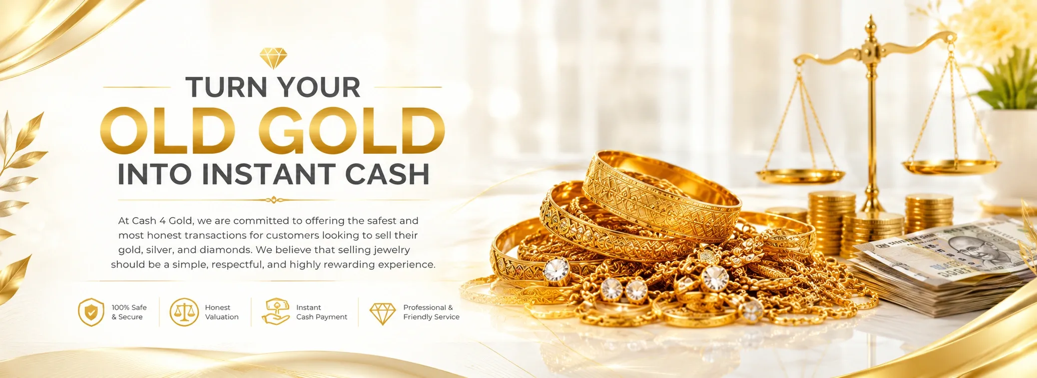 cash 4 gold banner